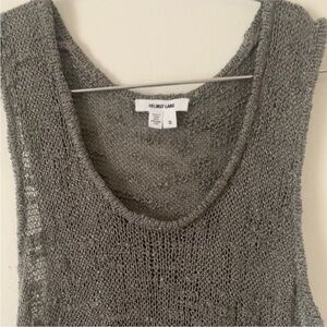 Helmut Lang knit sweater tank top